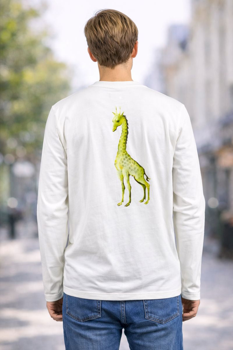 Hieronimus Longsleeve - White Tricot - 100% organisch katoen single jersey, 185 g/m² - Den Bosch