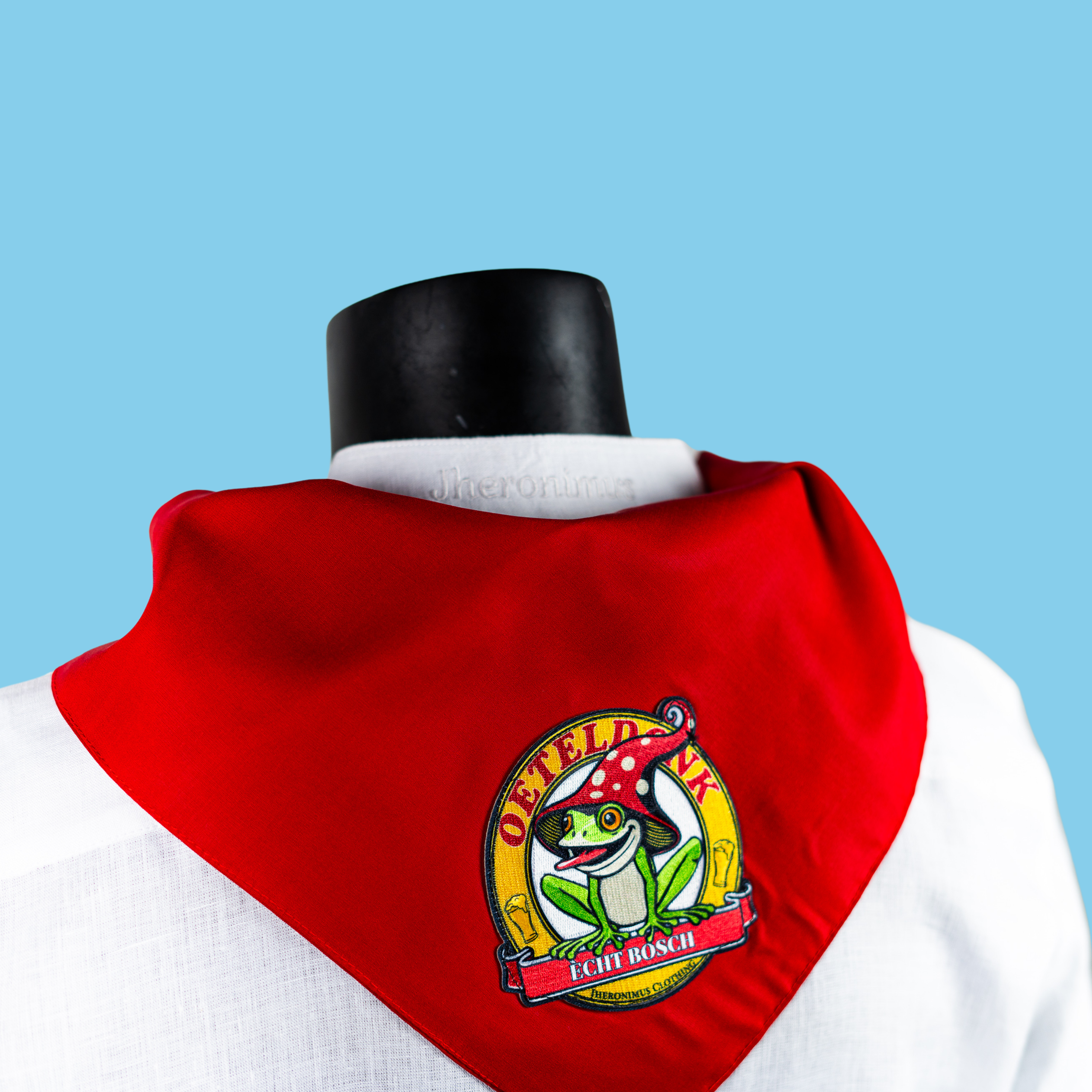 'Ècht Bosch' boerenzakdoek - 100% organisch katoen poplin - Den Bosch productfoto 3
