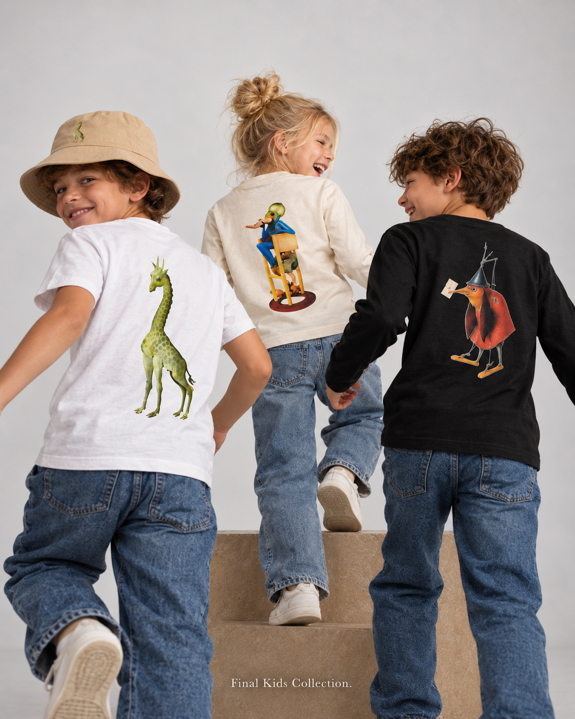 Hieronimus Longsleeve - White Tricot Kids
